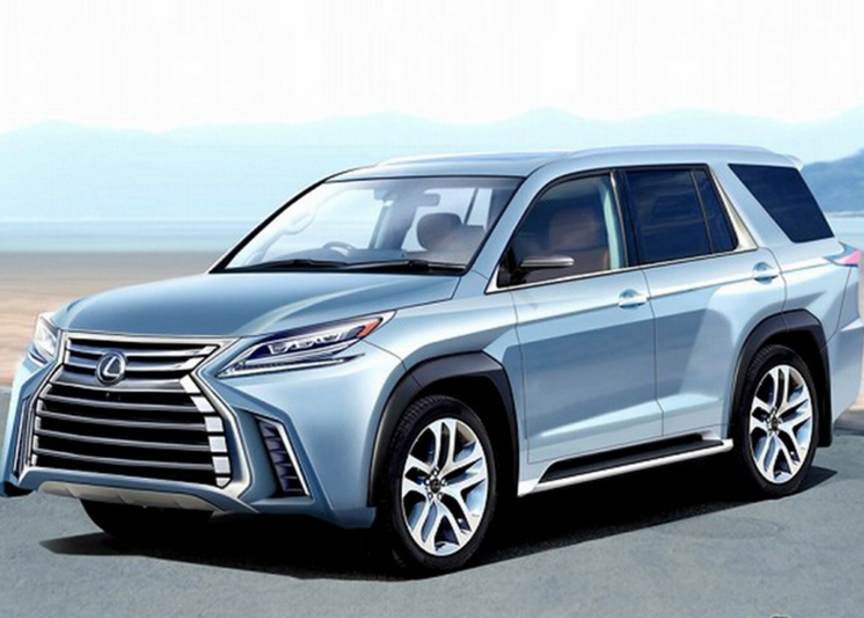 与奔驰GLS、宝马X7竞争!雷克萨斯LX 600渲染图曝光