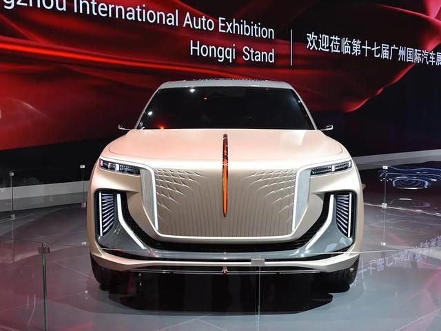 全新红旗E115实拍，比Q7还要大，气势不输“库里南”