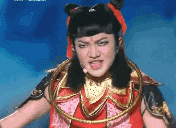 王祖蓝cos哪吒狂送表情包 简直就是哪吒本人