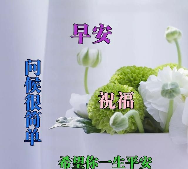 早上好温馨祝福语图片,新的一年祝你好运