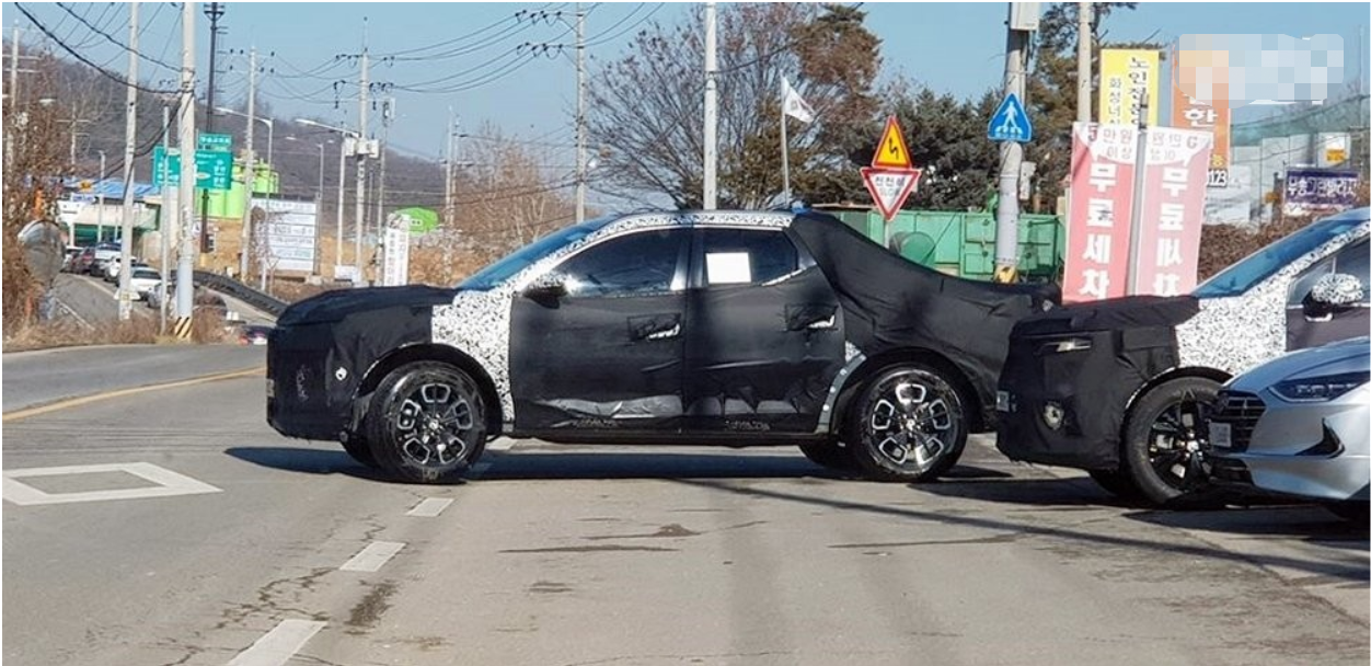 现代首款皮卡谍照曝光,有望在2021年投产