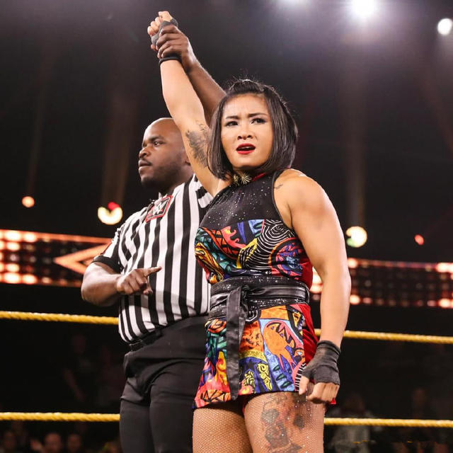 WWE首位中国女选手现健硕好身材！肌肉不输男性,大腿纹身最显眼