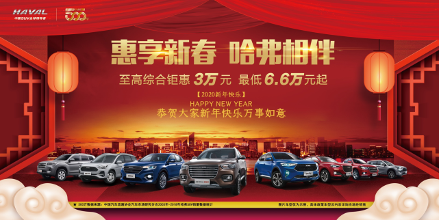 1月11-12日哈弗SUV4S店在齐齐哈尔国际会展中心举行车展团购会