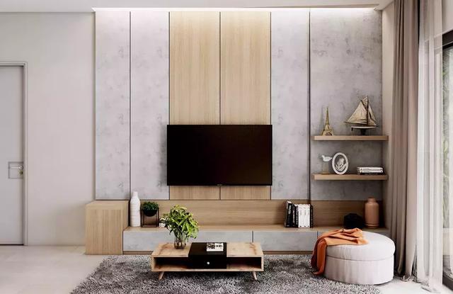 2020最火的45款电视背景墙设计!越简单越有逼格!