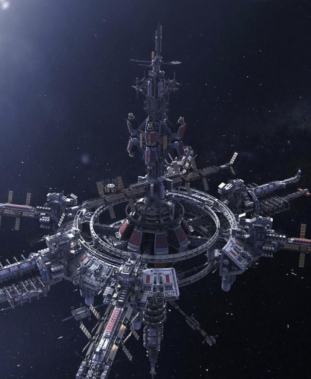 科幻世界中的太空舱:来自未来同步轨道空间站的想象