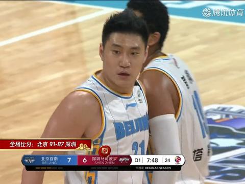 林书豪回归首秀17+3+6，北京首钢主场91-87战胜深圳马可波罗