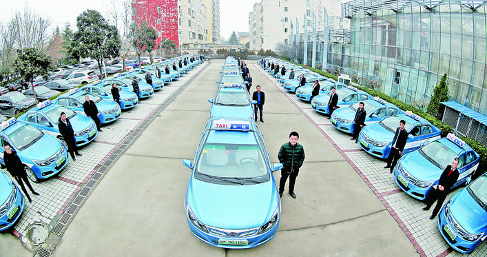 运城中心城区出租车更换为新能源汽车