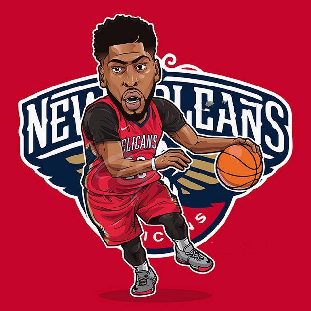 组图:网友制作nba球星超萌漫画图,很适合用来做个人头像