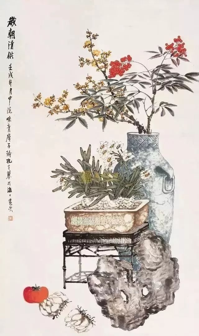 赏史上最全《岁朝清供图》,过清雅吉祥的一个年。看看你最pick哪一幅!