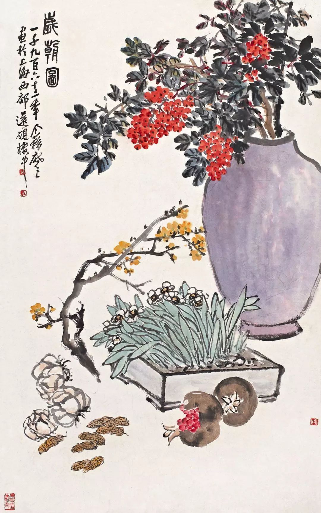 赏史上最全《岁朝清供图》,过清雅吉祥的一个年。看看你最pick哪一幅!
