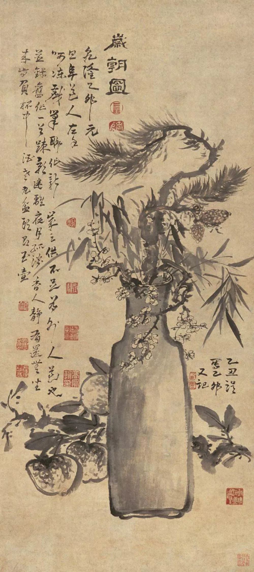 赏史上最全《岁朝清供图》,过清雅吉祥的一个年。看看你最pick哪一幅!