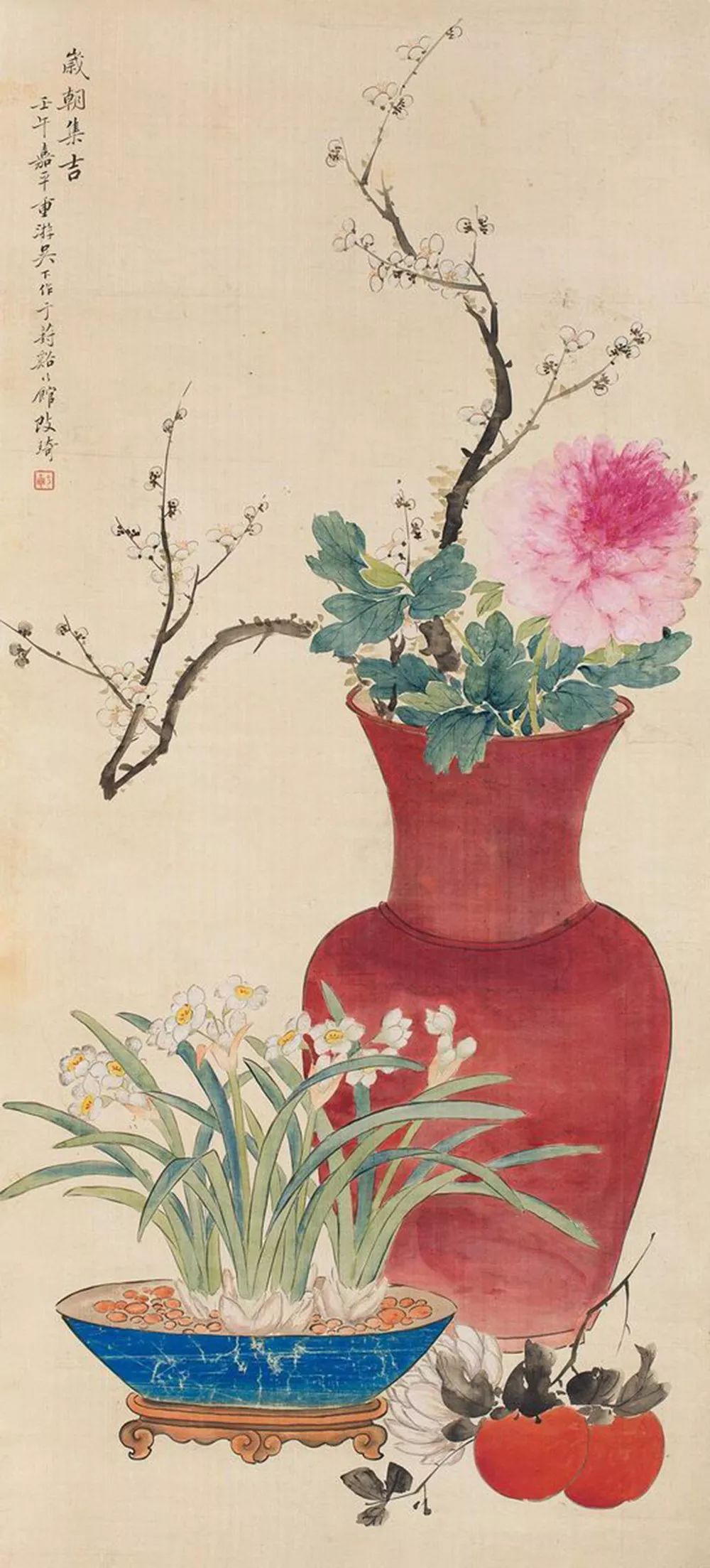 赏史上最全《岁朝清供图》,过清雅吉祥的一个年。看看你最pick哪一幅!