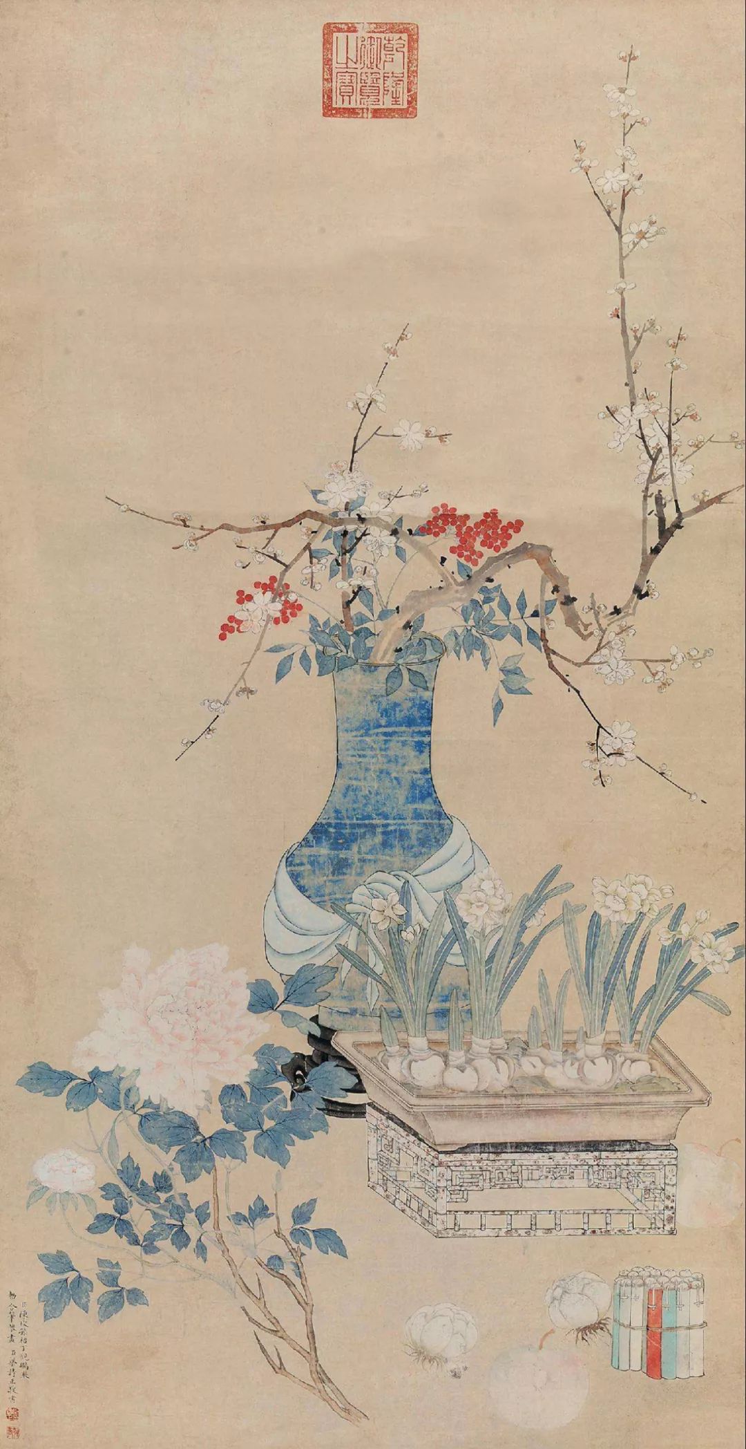 赏史上最全《岁朝清供图》,过清雅吉祥的一个年。看看你最pick哪一幅!