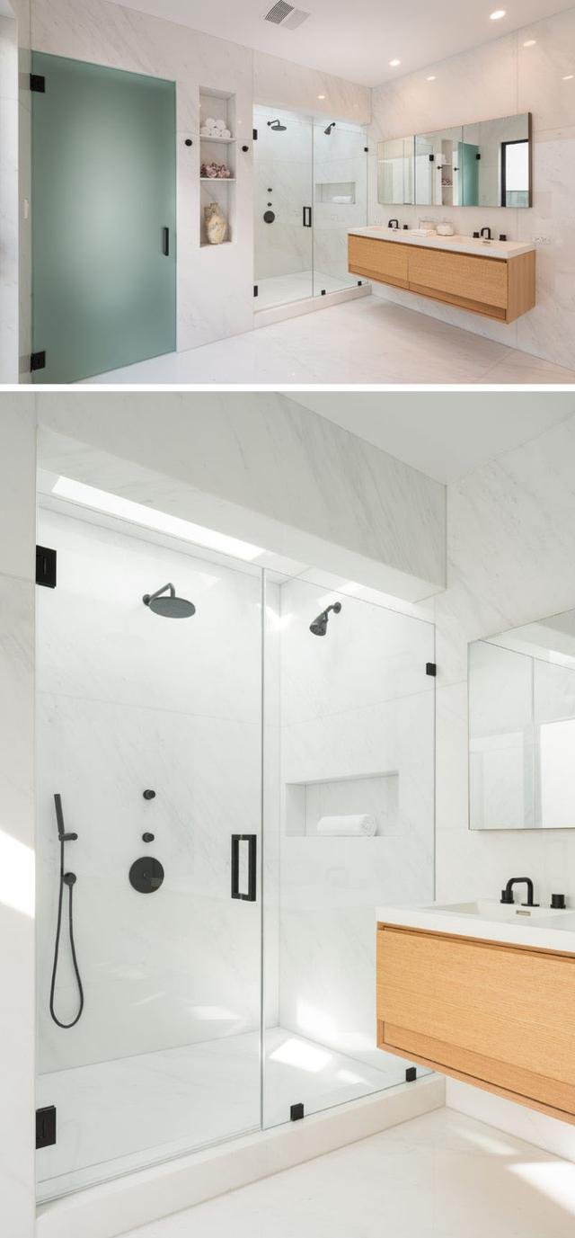 一个步入式淋浴间是风格与便利之间的完美结合步入式淋浴间浴室新浪新闻