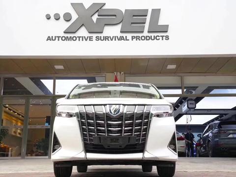 石家庄混动埃尔法贴XPEL隐形车衣