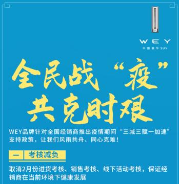 受疫情影响，销售压力增大，看看车企都采取了哪些措施？