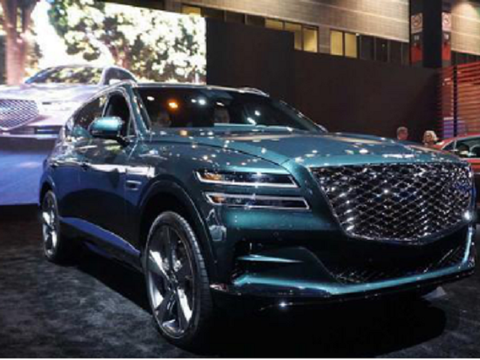 捷尼赛思GV80亮相芝加哥车展