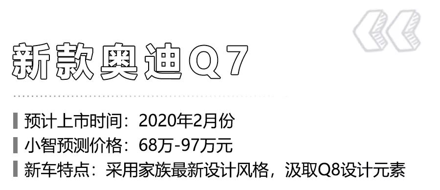 今年值得期待的4款豪华SUV，宝马X8很抢眼！新款奥迪Q7堪比换代