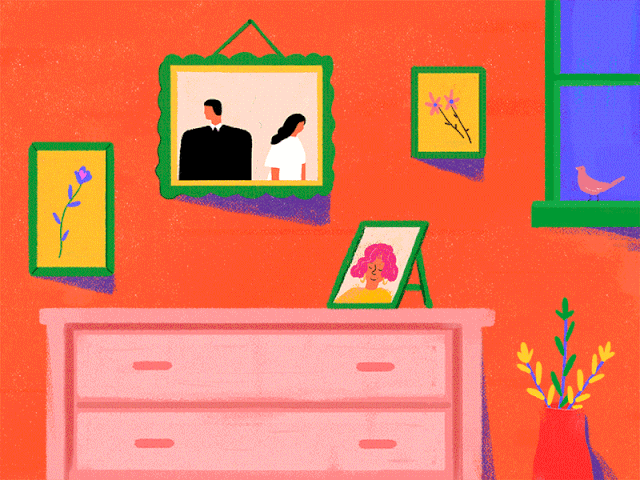 ps手绘板「欧美清新扁平风」插画作品10节课报名啦!