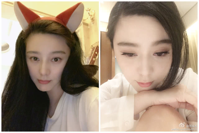 有种惊艳叫范冰冰自拍，当她关掉美颜的一刻，才知啥叫素颜美人