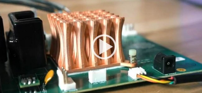 Markforged突破性的挤出式铜3D打印,可降低电动汽车零件成本