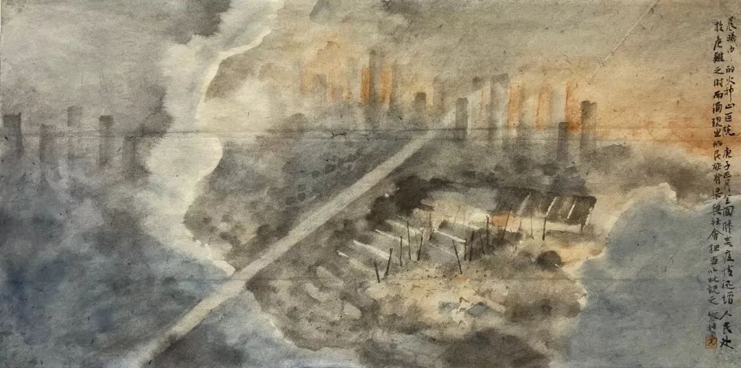 抗疫“宅”在家,一起云观展,来看江苏省国画院名家笔下的最美“逆行”身影!