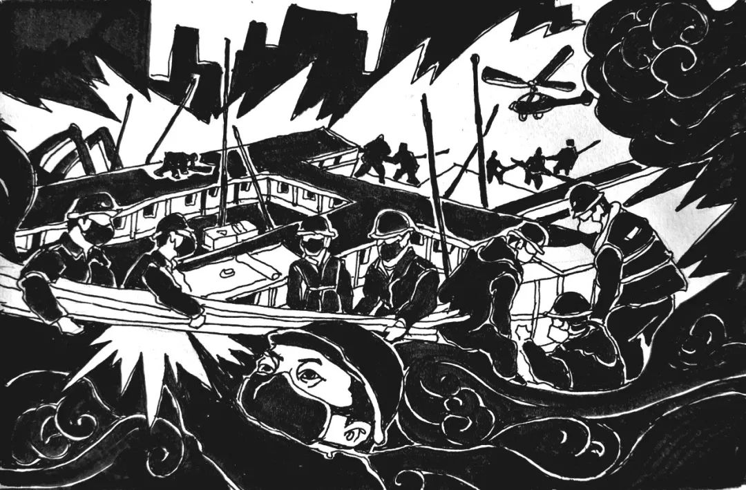 抗疫“宅”在家,一起云观展,来看江苏省国画院名家笔下的最美“逆行”身影!