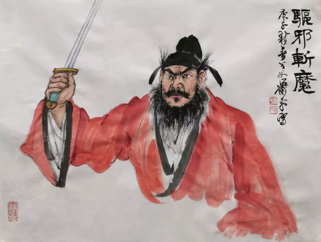 抗疫“宅”在家,一起云观展,来看江苏省国画院名家笔下的最美“逆行”身影!