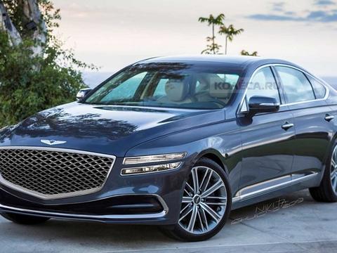 外观设计大气/日内瓦车展亮相 捷尼赛思G80渲染图曝光