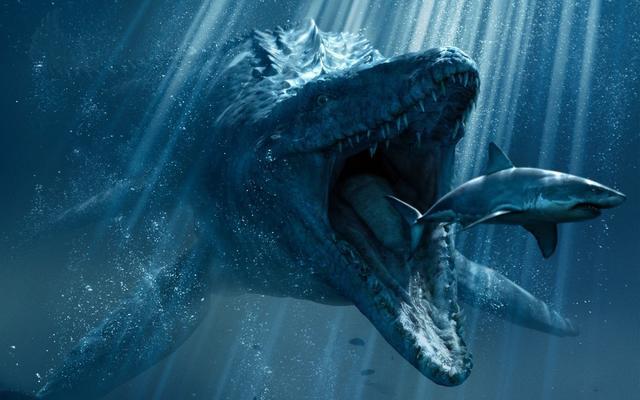 远古时期的龙王鲸和沧龙对决,谁才是真正的海洋霸主?