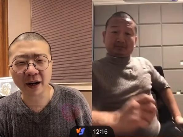 李诞和网红giao哥撞衫又撞脸两人连麦时被调侃像双胞胎