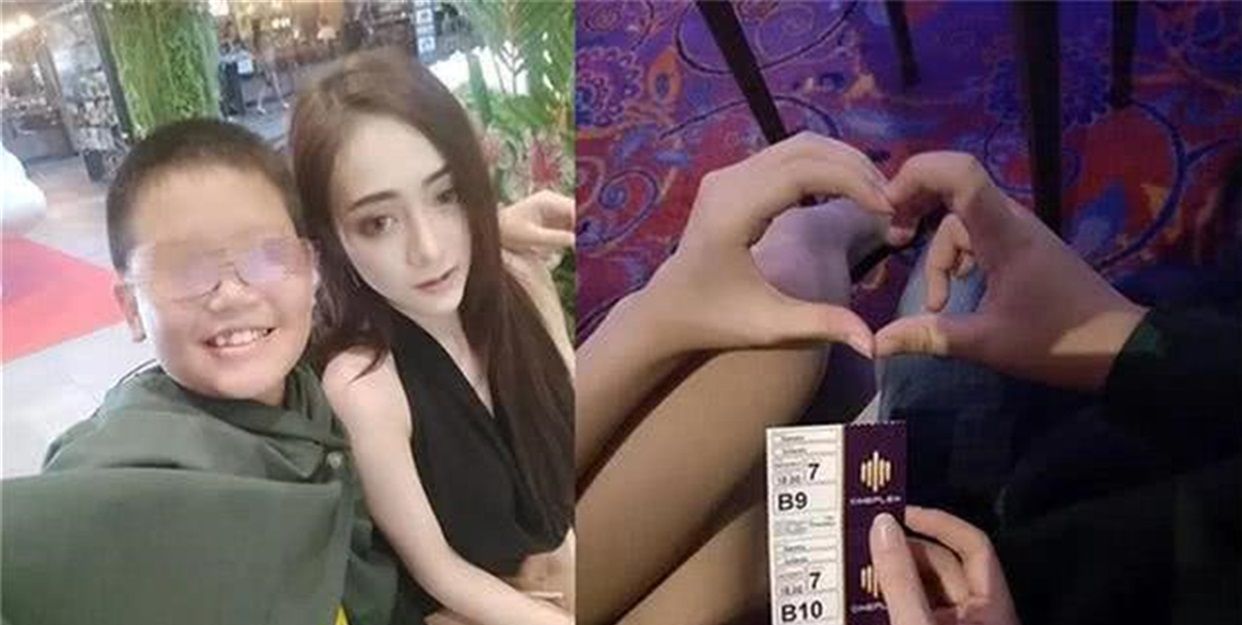 还有个网友表示现在的小孩子真早熟,小小年纪就知道和美女约会,看