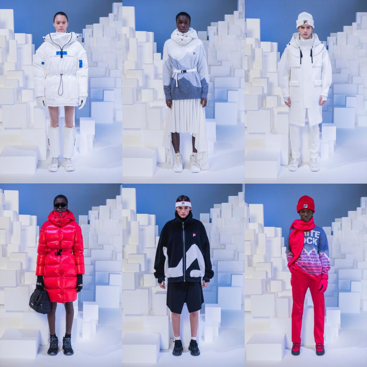 FILA 2020秋冬米兰时装周引领冬季连体造型新风潮
