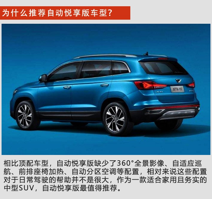 10万元合资中型SUV怎么选?捷达VS7购车手册