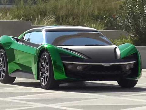 来自未来的纯电超跑 GFG 2030将日内瓦车展亮相