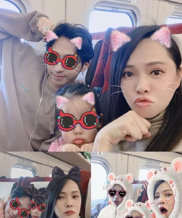 伊能静与女儿逛街打扮时尚感十足