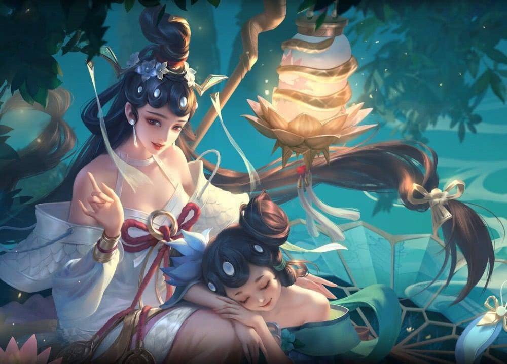 王者荣耀:大乔"白蛇"皮肤细节介绍,新英雄东方镜又美又a!
