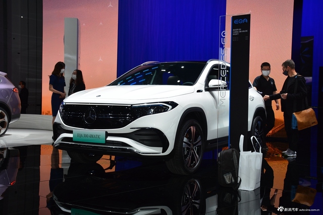 2021上海车展实拍：奔驰EQA