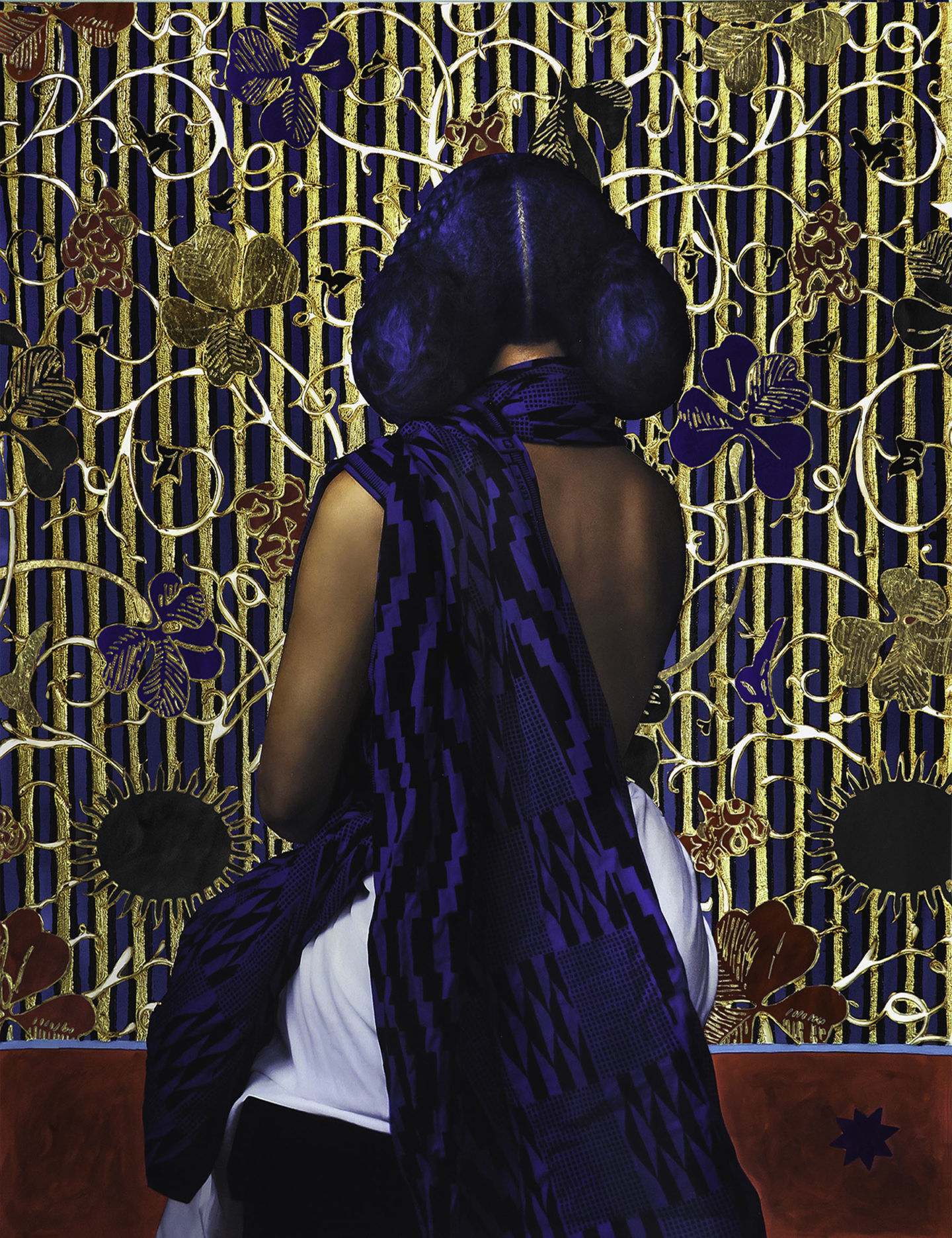 一个24k金的历史通道英国-利比里亚艺术家 Lin