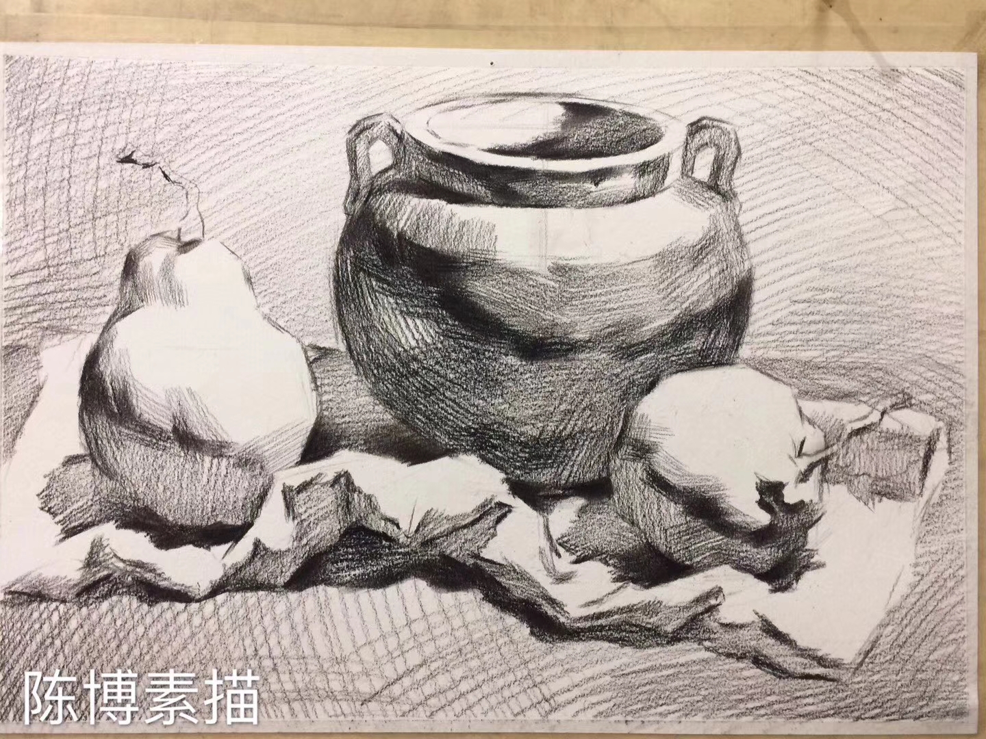 静物素描步骤图片