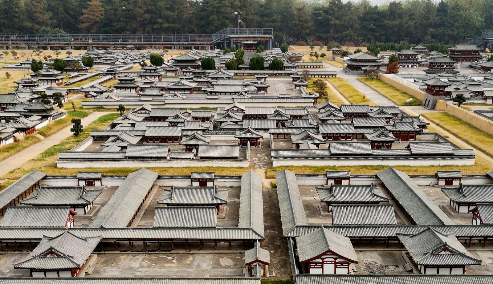 西安大明宫国家遗址公园唐大明宫微缩景观|微缩景观|大明宫|宫殿_新浪网