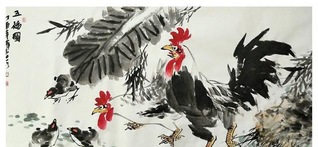 「书画焦点」中国当代画鸡名家——王泽喜作品艺术赏析