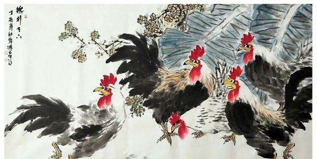 「书画焦点」中国当代画鸡名家——王泽喜作品艺术赏析