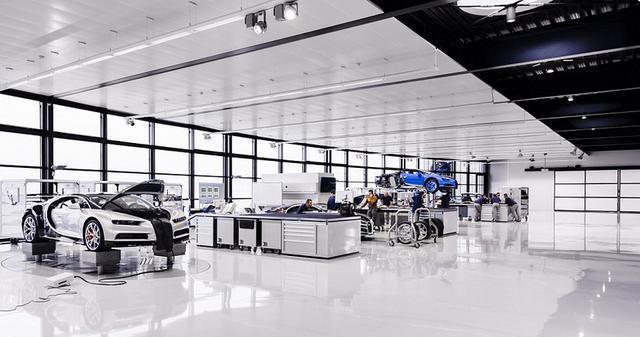 布加迪生产线曝光, 纯手工组装, 工人仅20位, 造出最贵的车!