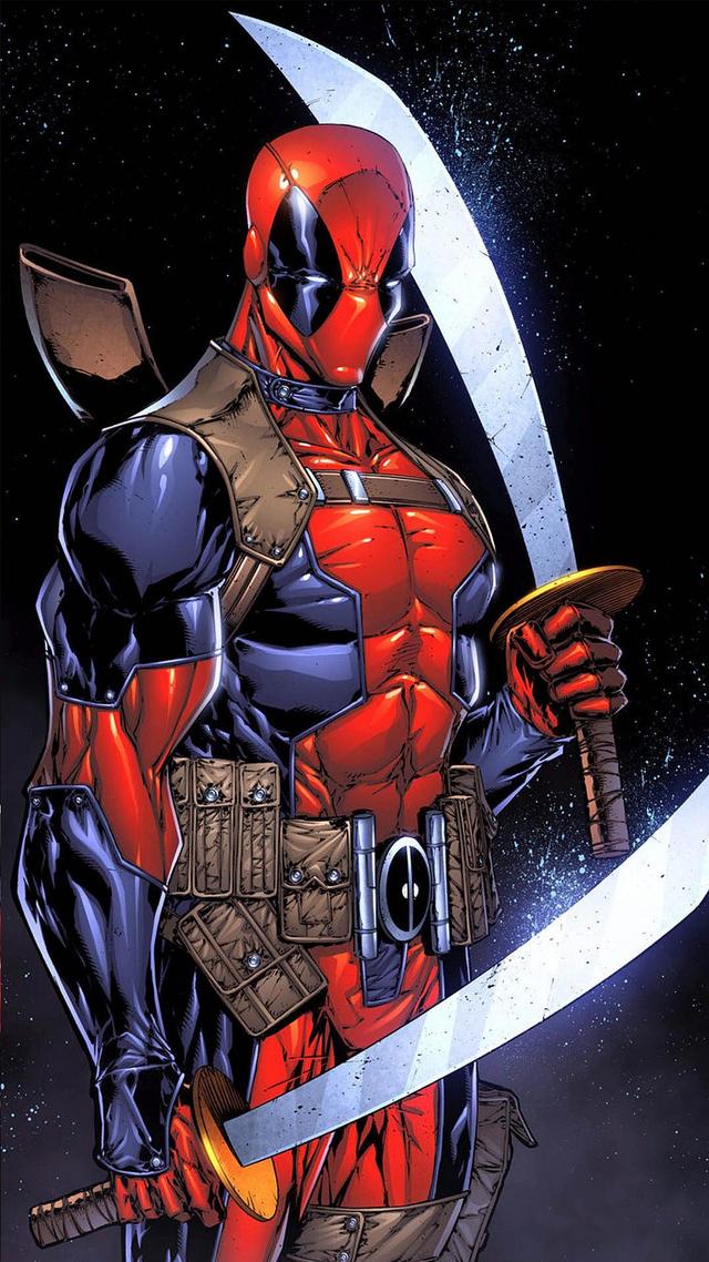 高清手机壁纸|不死之身死侍真人和动漫手机壁纸,入手吧