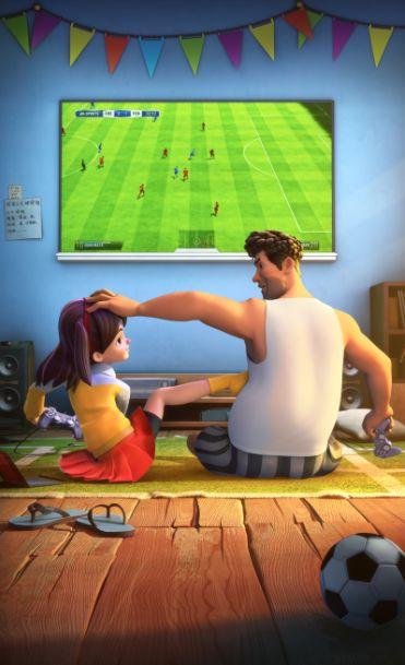 《足球王者》故事才刚刚开始, 中国队捧起大力