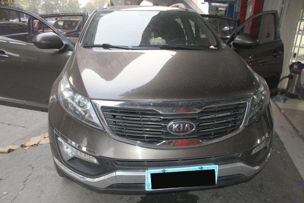 武汉来福汽车影音 智跑汽车音响改装OIIO 超薄低音