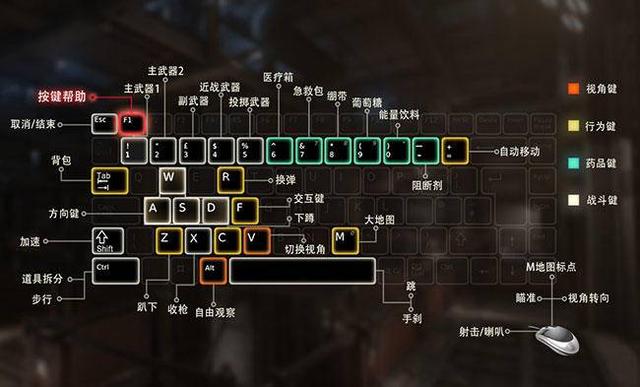 狼蛛F2039吃鸡机械键盘 避免误操作顺利吃鸡