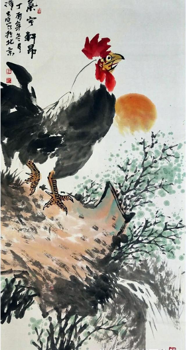 「书画焦点」中国当代画鸡名家——王泽喜作品艺术赏析
