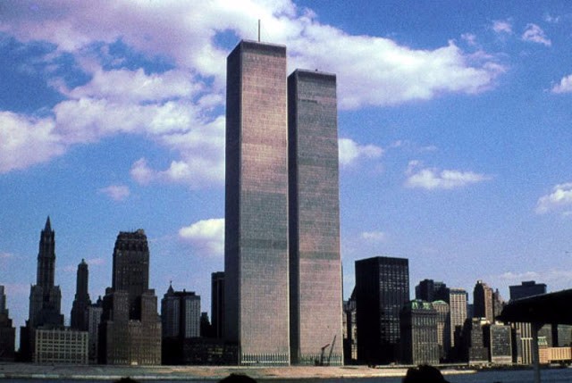 老照片:1970 年代的世贸中心双子塔